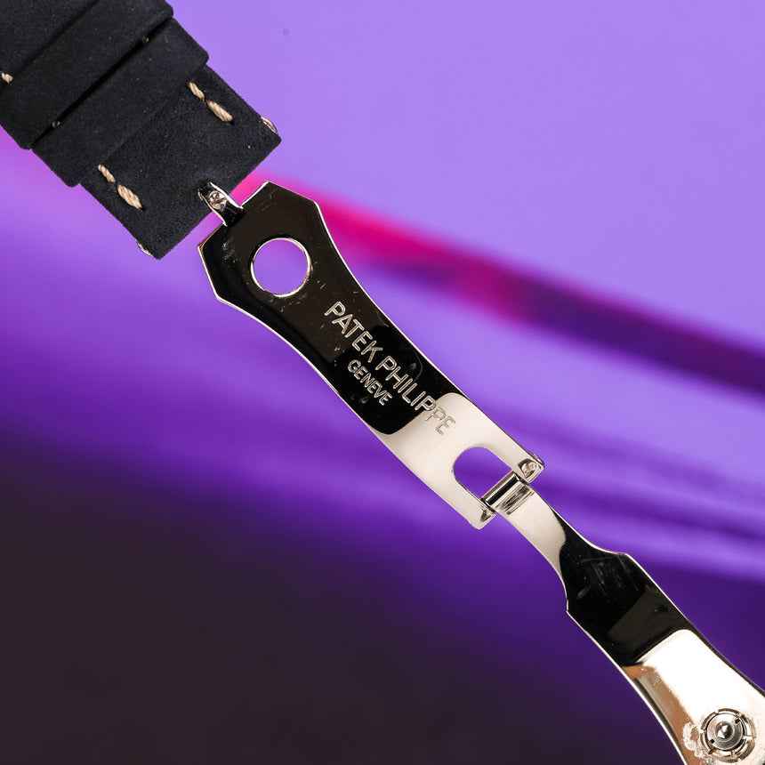 2022 Patek Philippe World Time Blue Dial In Platinum Ref: 5230P Full Set & 2025 Fresh Service