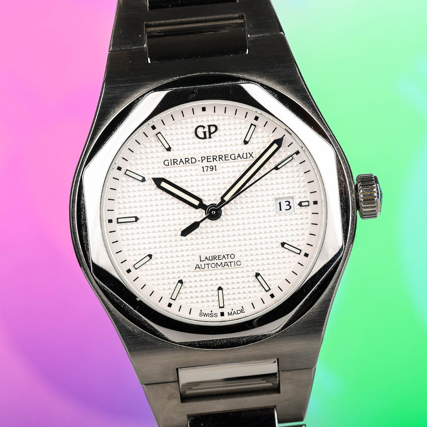 2021 Girard Perregaux Laureato 81000-11-131-11A: Full 225th Anniversary Edition