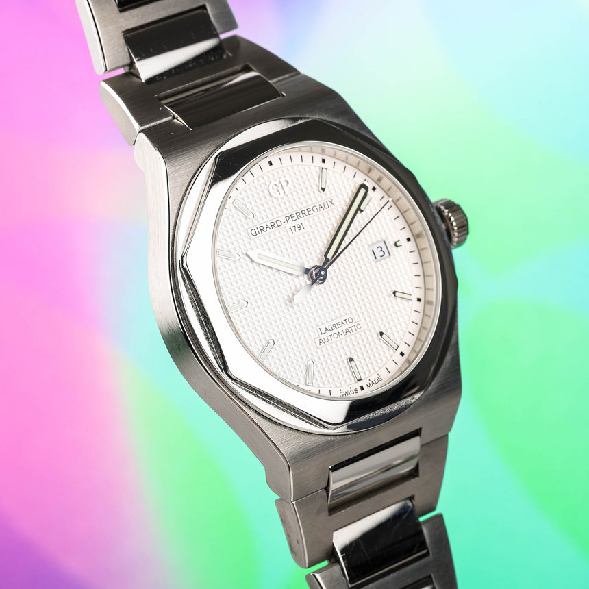 2021 Girard Perregaux Laureato 81000-11-131-11A: Full 225th Anniversary Edition