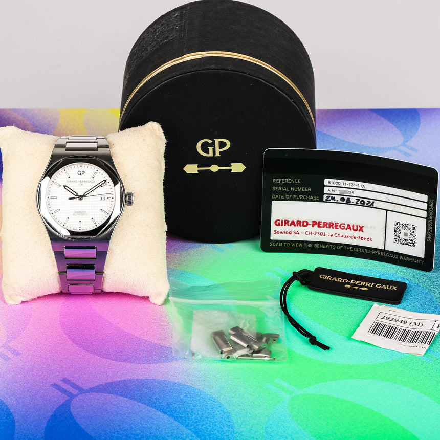 2021 Girard Perregaux Laureato 81000-11-131-11A: Full 225th Anniversary Edition