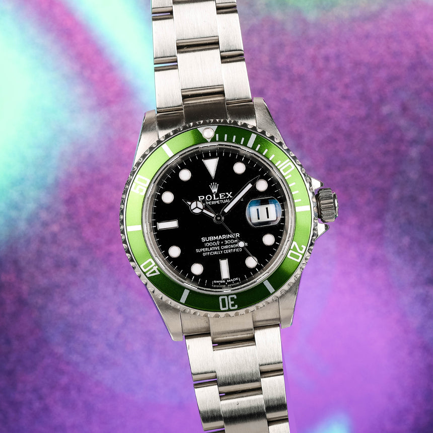 2006 Rolex Submariner KERMIT ref 16610LV : Rolex Certified Pre Owned