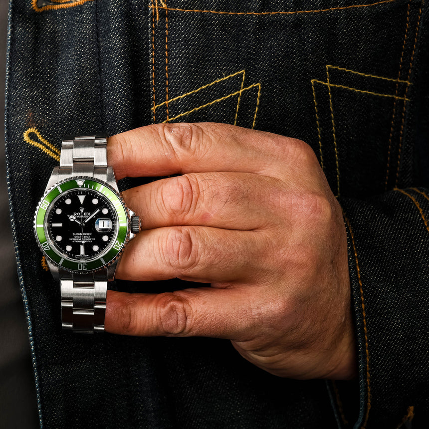 2006 Rolex Submariner KERMIT ref 16610LV : Rolex Certified Pre Owned