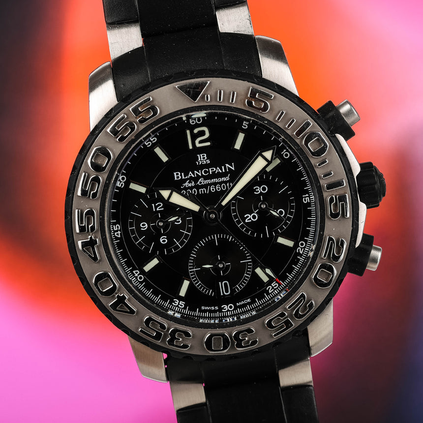 2020 (Circa) Blancpain Air Command Flyback Ref: 2285F-6530-66 Box & Fresh 2024 Service