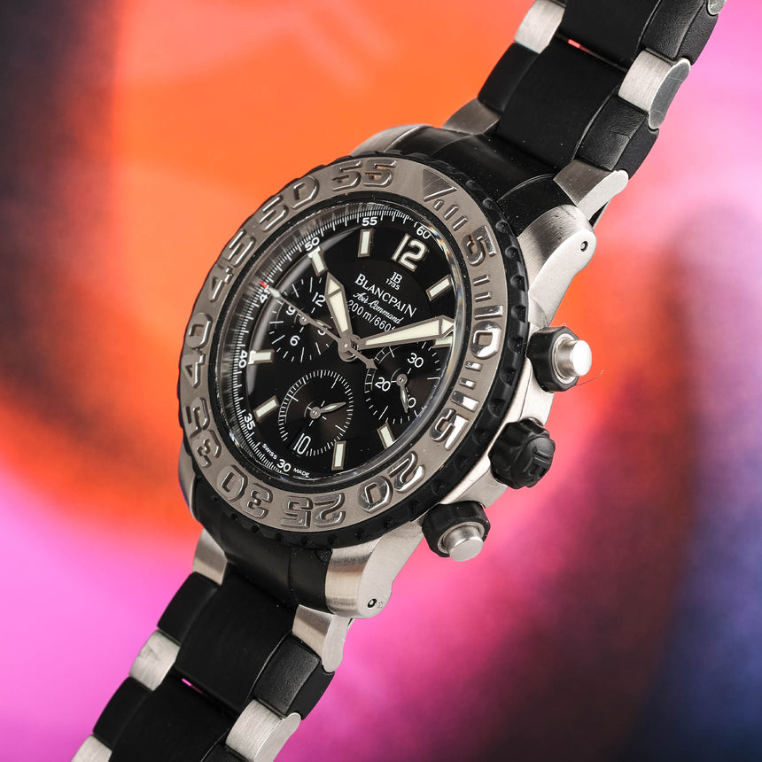 2020 (Circa) Blancpain Air Command Flyback Ref: 2285F-6530-66 Box & Fresh 2024 Service