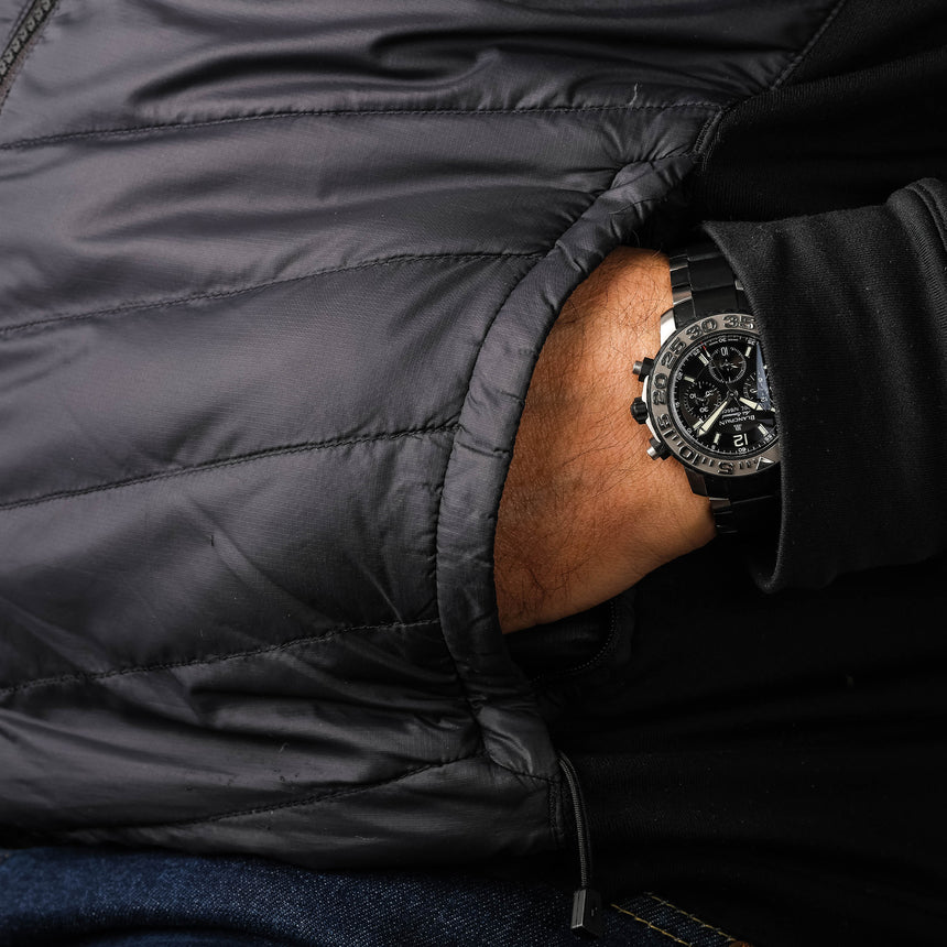 2020 (Circa) Blancpain Air Command Flyback Ref: 2285F-6530-66 Box & Fresh 2024 Service