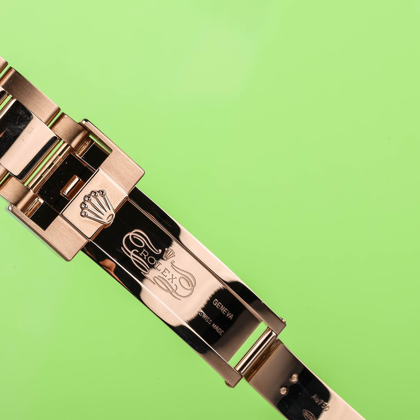 2025 (oct) Rolex Daytona Everose, reference 126505, black dial, NEW & ULTRA full set