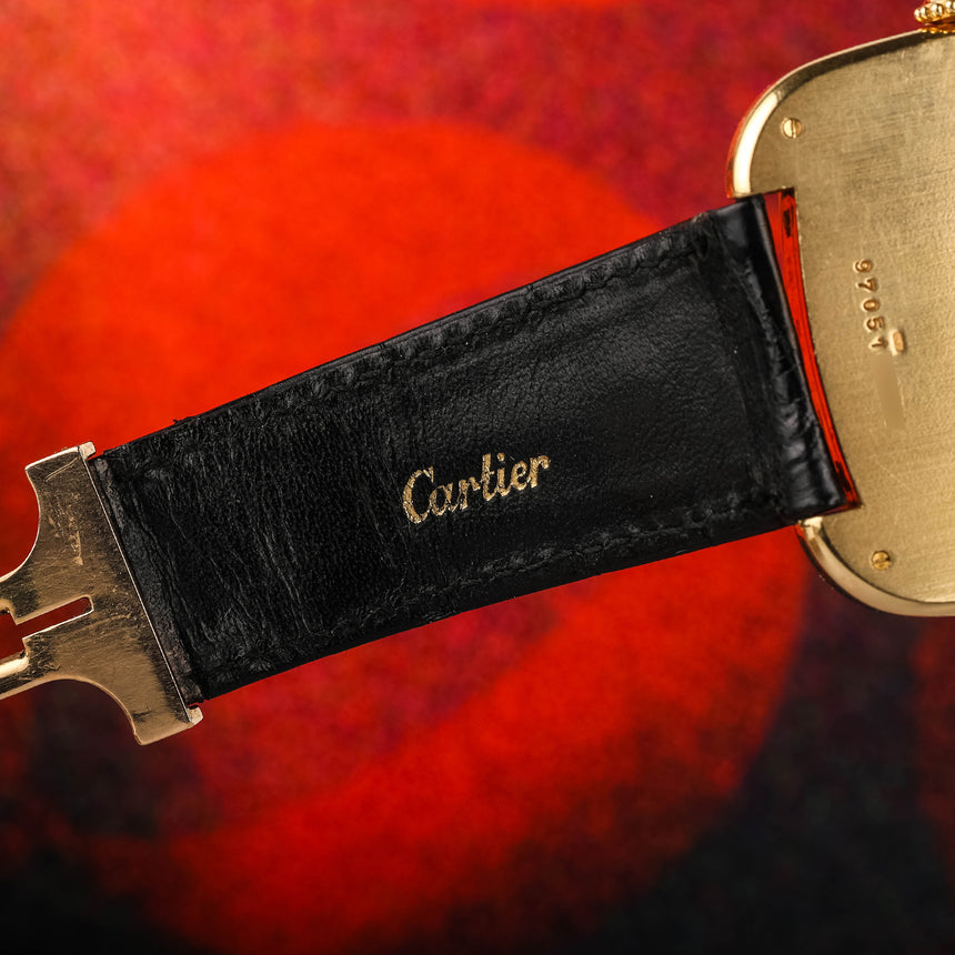 1975 (circa) Cartier Gondole jumbo, Horizontale, in yellow gold, reference 97051: Wonderful