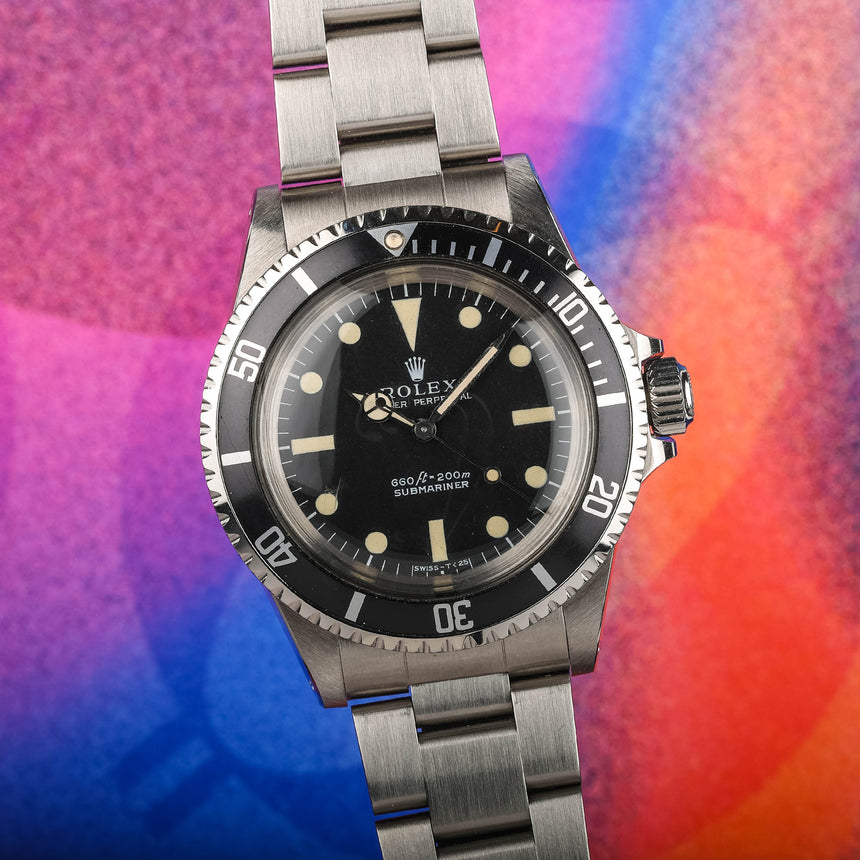 1970 (circa) Rolex submariner 5513, non serif dial, minty ++