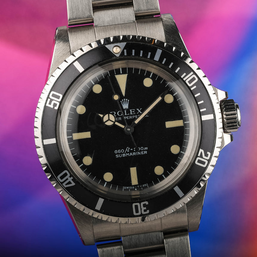 1970 (circa) Rolex submariner 5513, non serif dial, minty ++