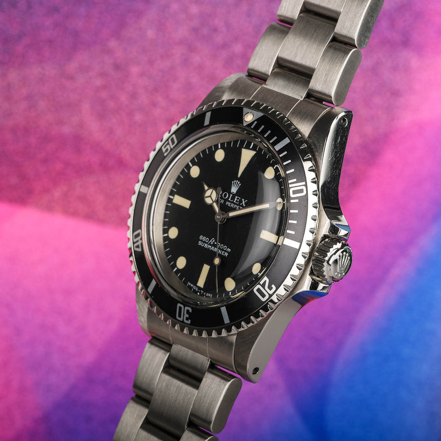 1970 (circa) Rolex submariner 5513, non serif dial, minty ++