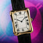 1978 Cartier Bamboo coussin jumbo, in yellow gold, original owner, watch + card: RARE ref 78102