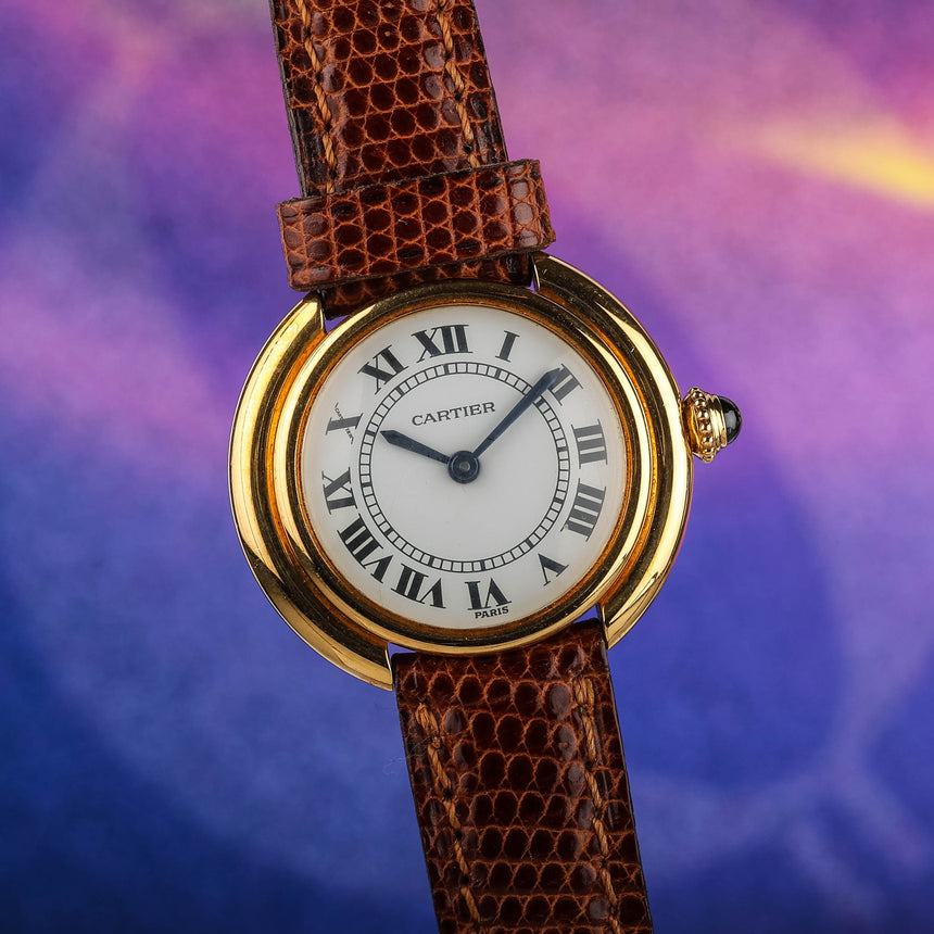 1975 (circa) Cartier, from the Louis Cartier collection, Vendome, lady, mega mint, reference 67080