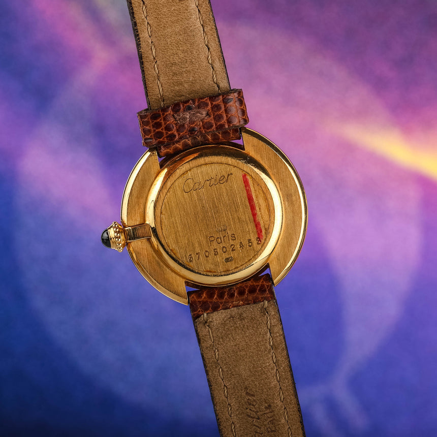 1975 (circa) Cartier, from the Louis Cartier collection, Vendome, lady, mega mint, reference 67080