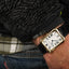 1978 Cartier Bamboo coussin jumbo, in yellow gold, original owner, watch + card: RARE ref 78102
