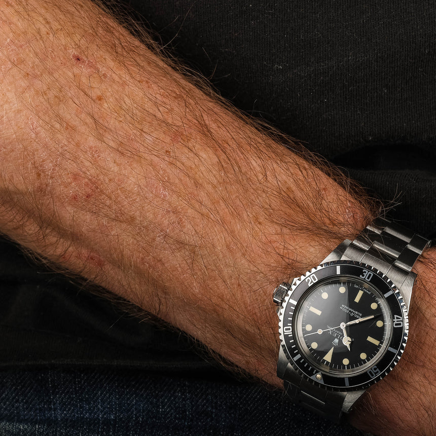 1970 (circa) Rolex submariner 5513, non serif dial, minty ++