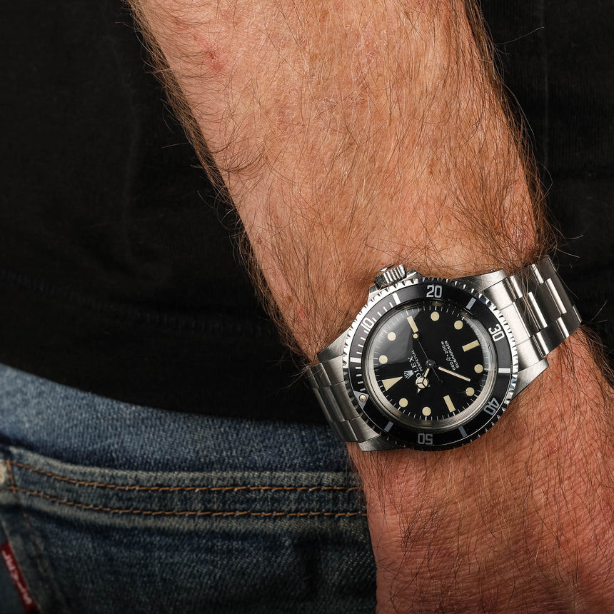 1970 (circa) Rolex submariner 5513, non serif dial, minty ++