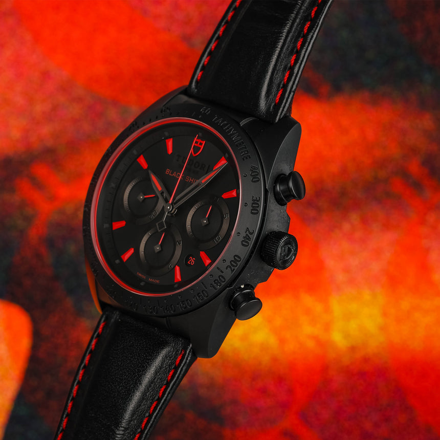 2020 Tudor Fastrider Black Shield Chronograph ref 42000CR: FULL SET