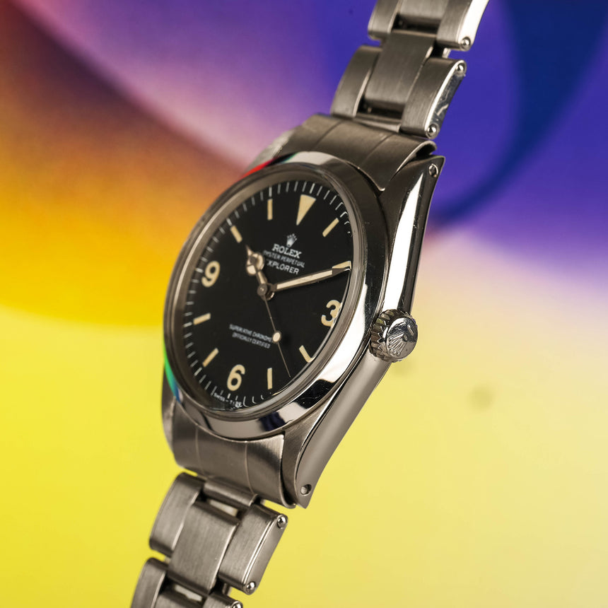 1967 (circa) Rolex Explorer 1 reference 1016, FROG dial, punch paper GARANTÍA