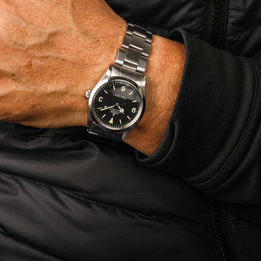 1967 (circa) Rolex Explorer 1 reference 1016, FROG dial, punch paper GARANTÍA