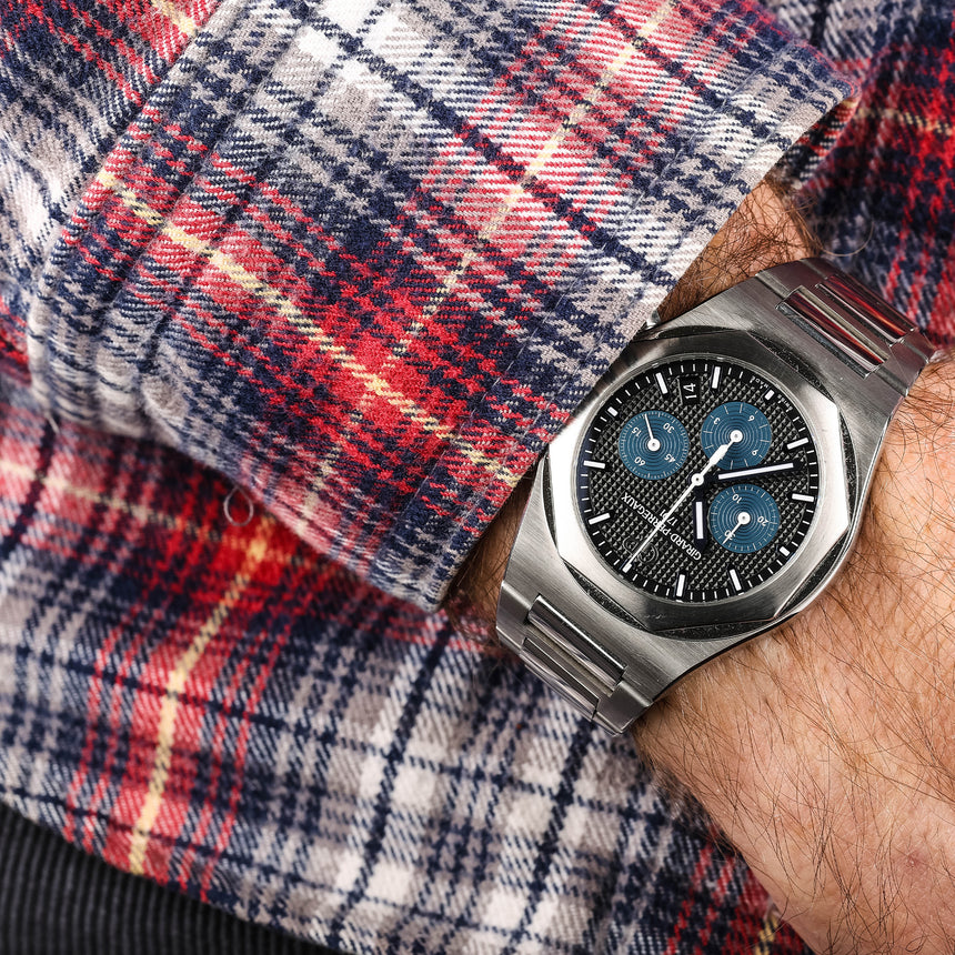 2022 GP Laureato chronograph in steel, reference 81040-11-631-11A = Top conditions & full set