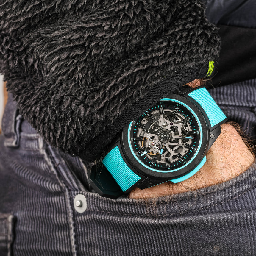 2025 Norqain Wild One Skeleton turquoise: Top conditions & Full set