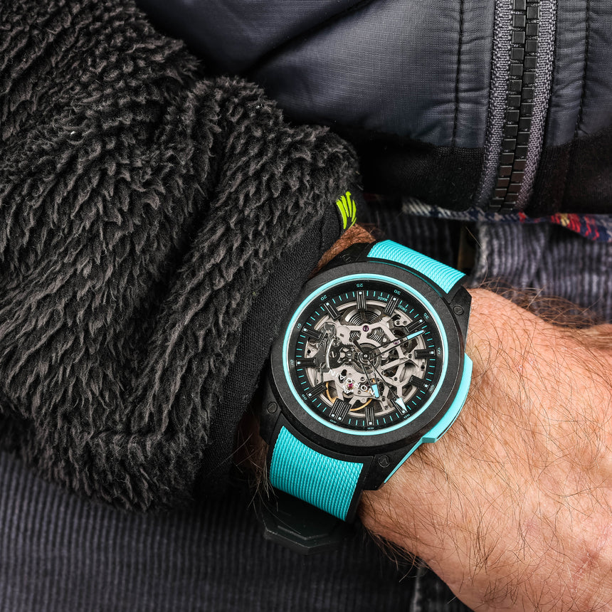 2025 Norqain Wild One Skeleton turquoise: Top conditions & Full set