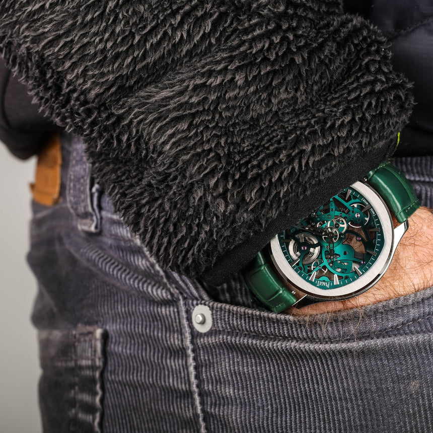 2022 Piaget Polo Skeleton ULTRA THIN G0A47008 GREEN: WOW + Full set & Very liiiiike new
