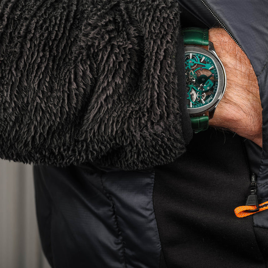 2022 Piaget Polo Skeleton ULTRA THIN G0A47008 GREEN: WOW + Full set & Very liiiiike new