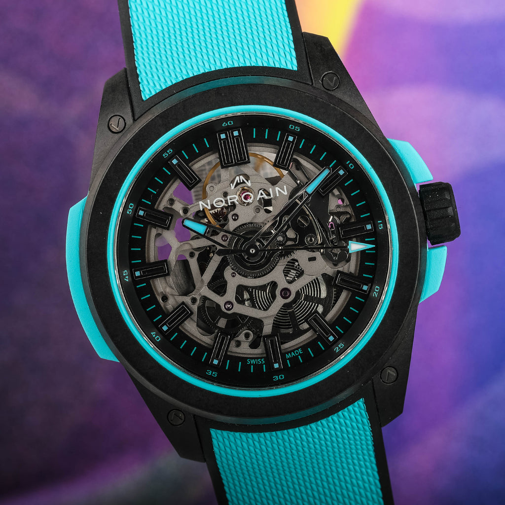 2025 Norqain Wild One Skeleton turquoise: Top conditions & Full set ...