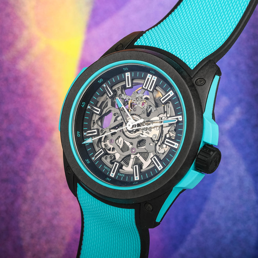 2025 Norqain Wild One Skeleton turquoise: Top conditions & Full set