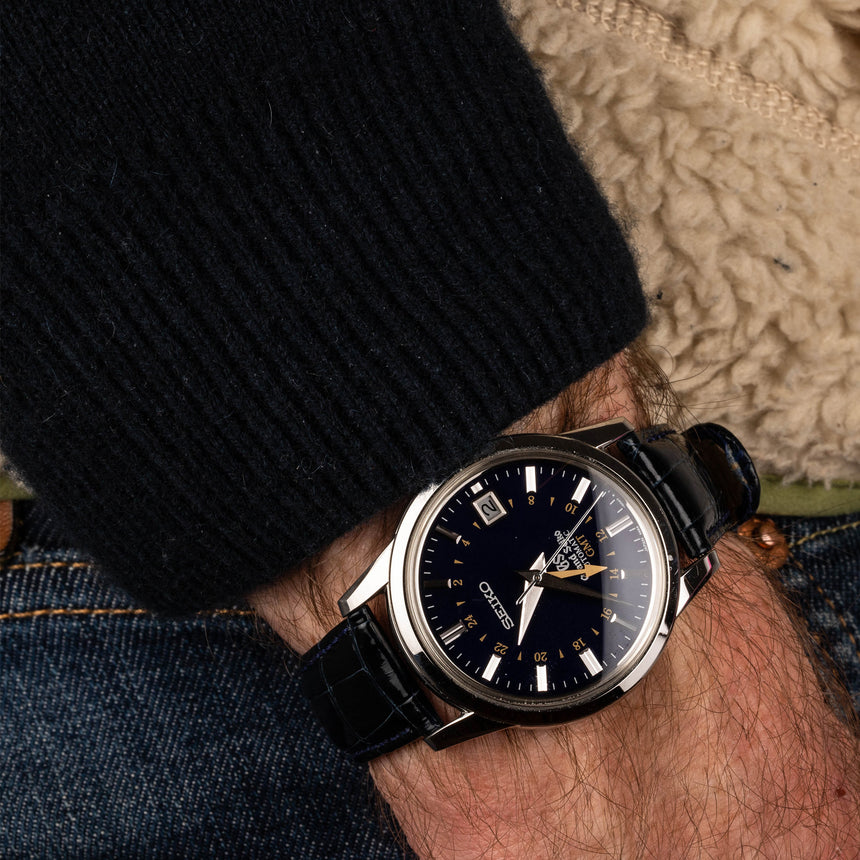 2018 Grand Seiko GMT limited edition ref SBGM031: Full set top