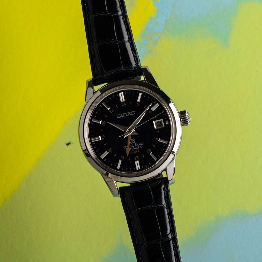 2018 Grand Seiko GMT limited edition ref SBGM031: Full set top