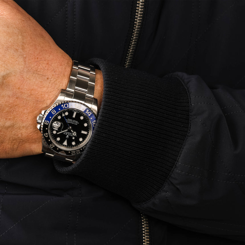 2014 Rolex Batman GMT ref: 116710BLNR Full set top conditions & Rolex 2019 Service card