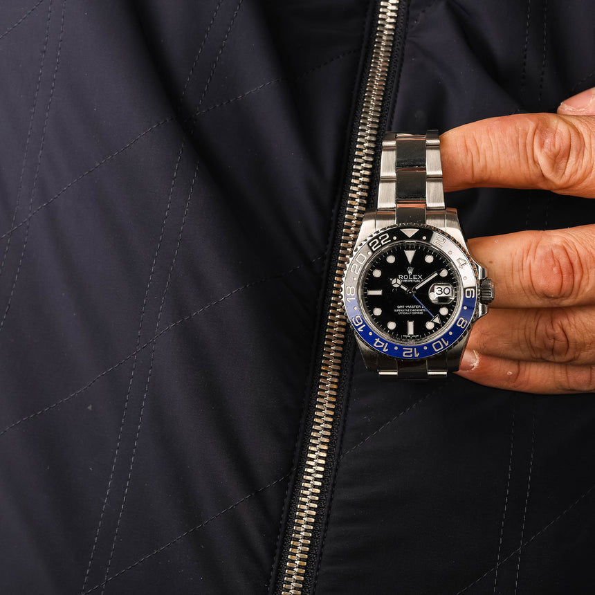 2014 Rolex Batman GMT ref: 116710BLNR Full set top conditions & Rolex 2019 Service card