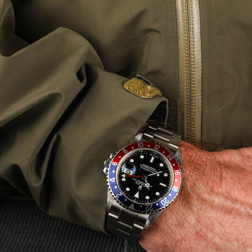 2001 Rolex GMT Master II ref 16710: FULL SET + service history