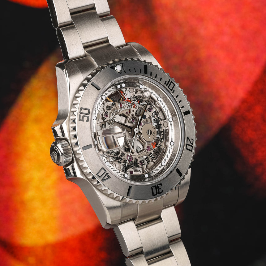 2020 Rolex "Artisans de Genève" lefty John Mc Enroe Skeleton Ref 116610 Full set & RARE