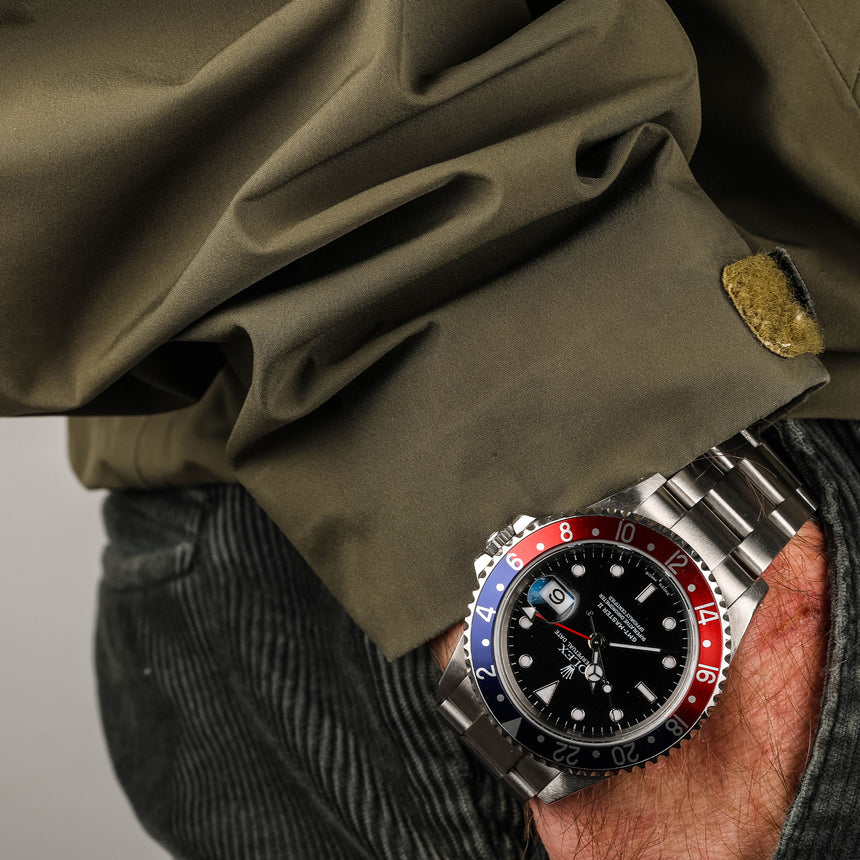 2001 Rolex GMT Master II ref 16710: FULL SET + service history