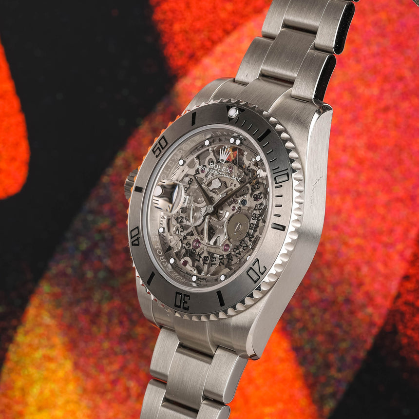 2020 Rolex "Artisans de Genève" lefty John Mc Enroe Skeleton Ref 116610 Full set & RARE