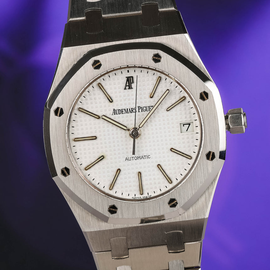 1995 Audemars Piguet Royal Oak ref 14790 white dial : EXTRACT