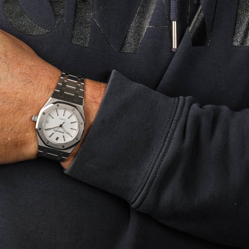 1995 Audemars Piguet Royal Oak ref 14790 white dial : EXTRACT