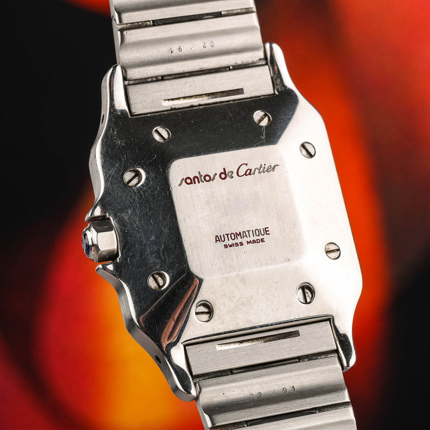 1986 Cartier Santos steel & gold, reference 2961: top conditions & full set