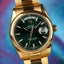 2005 Rolex Day-Date smooth style, reference 118208, green dial, top conditions, full set ! *