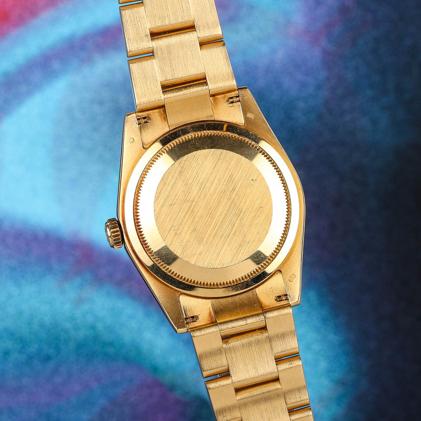 2005 Rolex Day-Date smooth style, reference 118208, green dial, top conditions, full set ! *