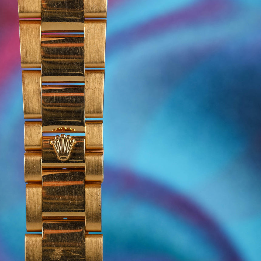 2005 Rolex Day-Date smooth style, reference 118208, green dial, top conditions, full set ! *