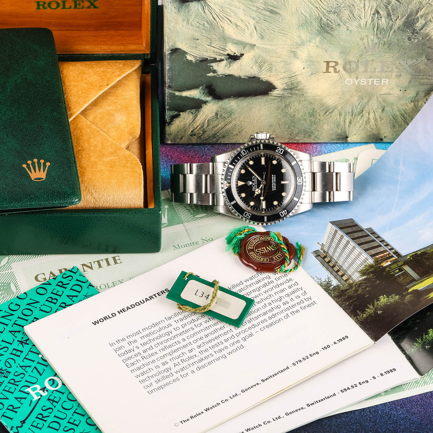 1989 Rolex Submariner ref 5513 L serial: THE LAST DANCE: FULL SET!