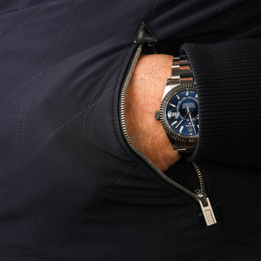 2020 Rolex Skydweller blue dial ref: 326934 FULL SET & Extra Red Rubber strap