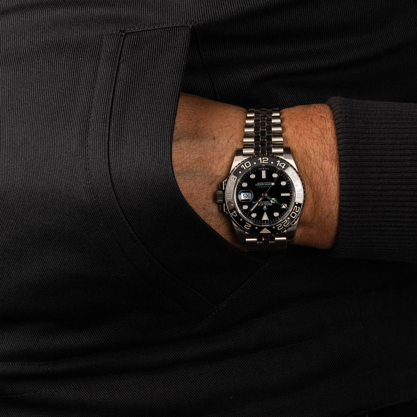 2025 (april) Rolex GMT Master grey & black, reference 126710GRNR New & Full Set