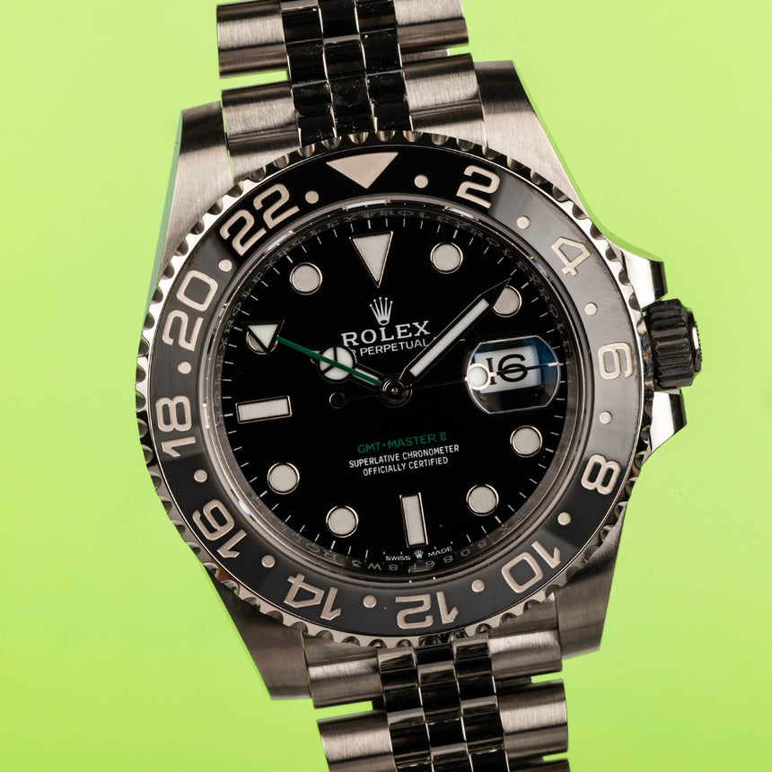 2025 (april) Rolex GMT Master grey & black, reference 126710GRNR New & Full Set