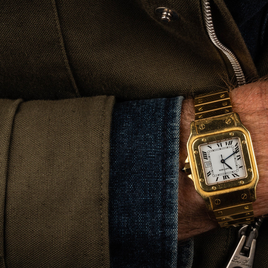 1983 Cartier Santos 18K gold ref 2960: 1st owner & full set