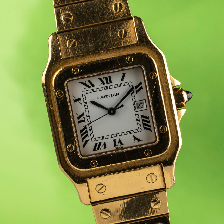 1983 Cartier Santos 18K gold ref 2960: 1st owner & full set